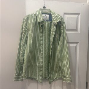 American Eagle Vintage Fit Green button down